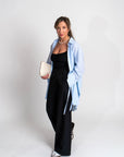 Katharine Wide-Leg Linen Pants in Black | 100% Linen, Full-Length High Waist, Handmade | Yashan