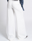Katharine Wide-Leg Pants | 100% Linen, Handmade, Zip-Fly Hook Closure, Full-Length Fit | Yashan