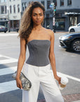 Katharine Linen Capri Pants | 100% Linen, Mid-Calf Length, Refined Silhouette, Custom Sizes Available | Yashan