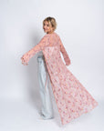 Pink Édith Lace Shirtdress | French Lace, Adjustable Fit, Romantic Silhouette, Custom Sizes Available | Yashan