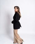 Leonie Lace Pants | Gold Lace, Sheer Fabric, Elastic Waistband, Flared Silhouette | Yashan