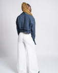 Katharine Wide-Leg Pants | 100% Linen, Handmade, Zip-Fly Hook Closure, Full-Length Fit | Yashan
