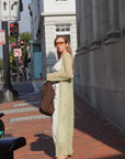 Green Édith Lace Shirtdress | French Lace, Adjustable Fit, Romantic Silhouette, Custom Sizes Available | Yashan