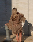 Frida Boho Dress | Mini Dress | 100% Silk, Custom Sizes Available | Yashan
