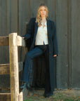 Florence Coat Navy Blue