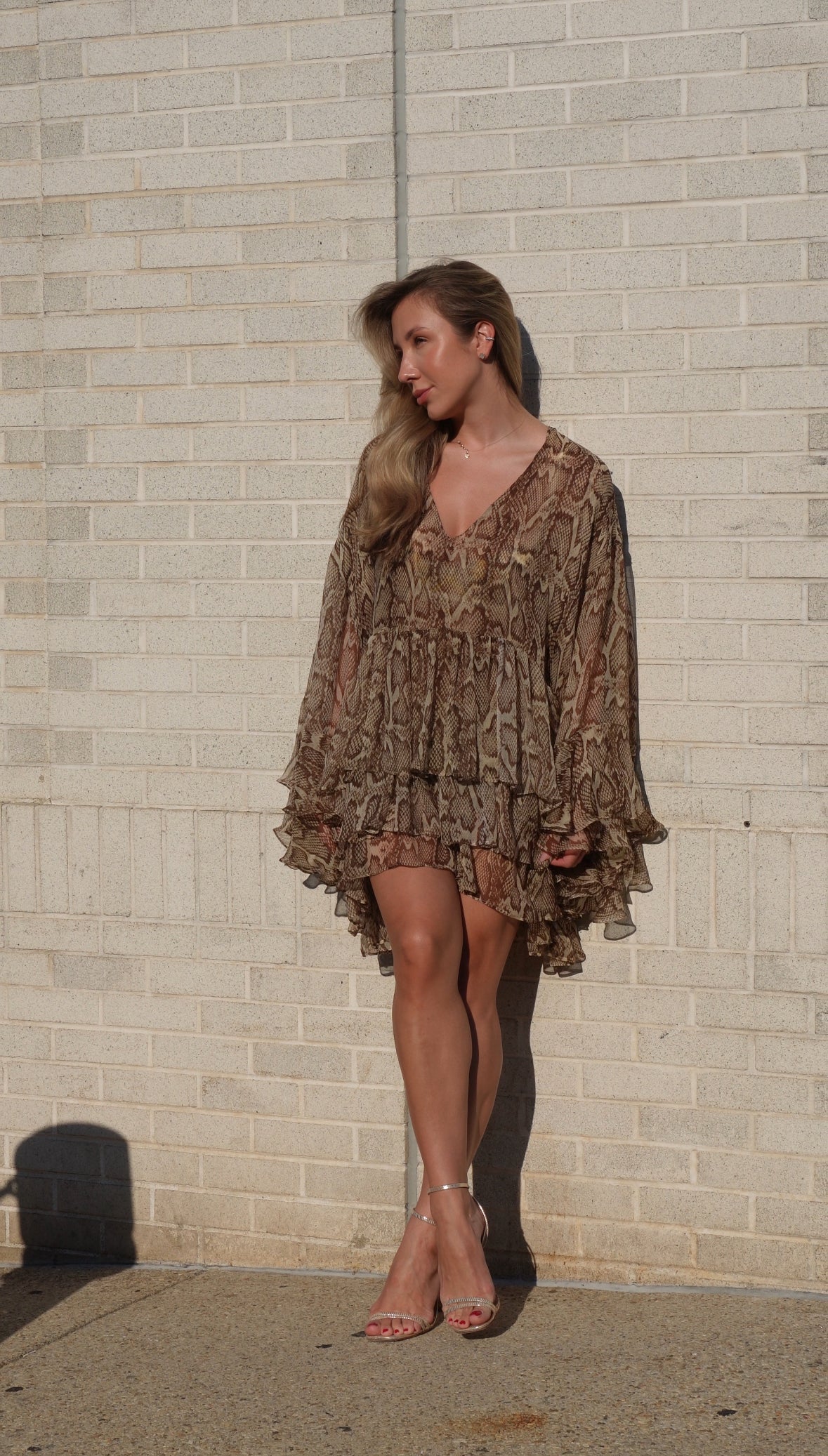 Frida Boho Dress | Mini Dress | 100% Silk, Custom Sizes Available